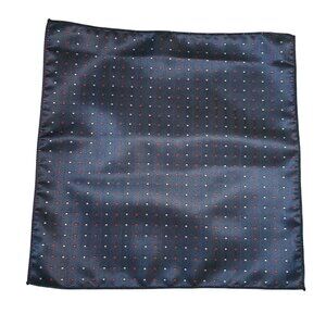 Pocket Square Silk Blue Red White Dot Formal Accessory Suit Wedding Prom Gift